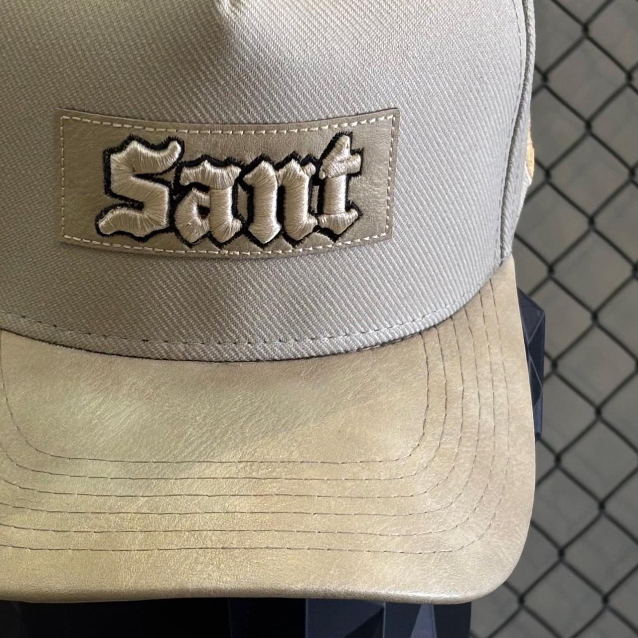 BONÉ SOU SANTO - SANT BORDADO CREME - Imagem 2