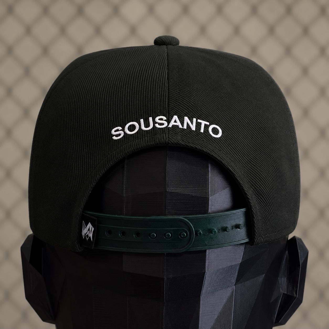 BONÉ SOU SANTO - BORDADO VERDE/PRETO - Imagem 5
