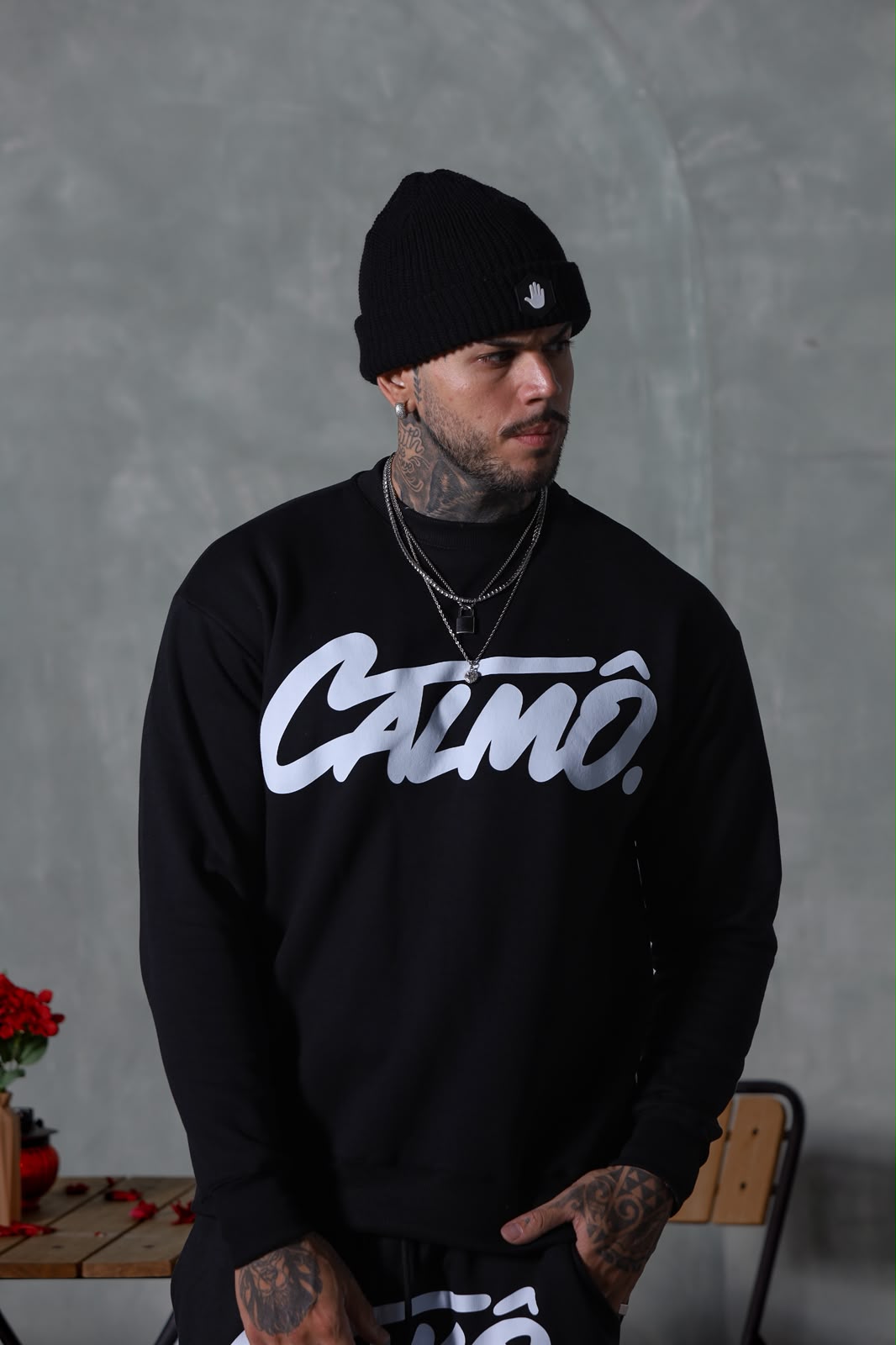 CONJUNTO MOLETOM GRAFITE CALMÔ - Imagem 2