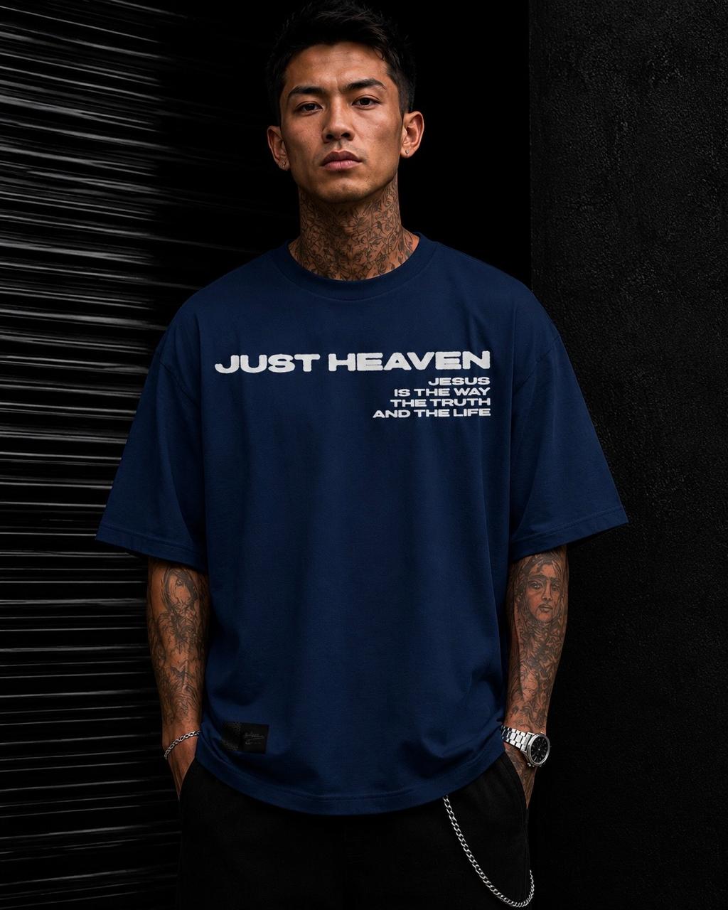 CAMISETA JUST HEAVEN OVERSIZED
